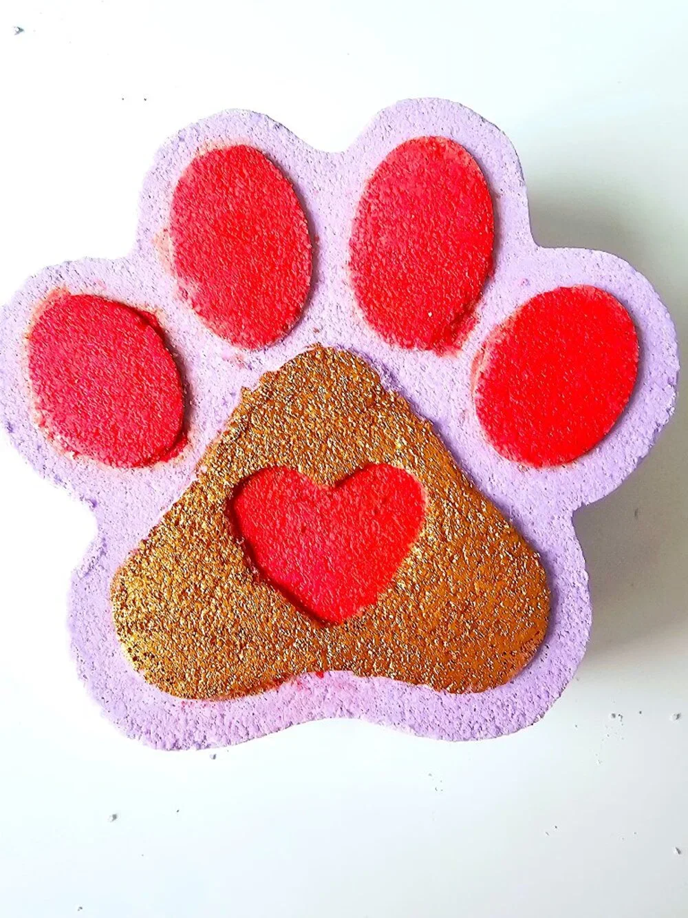 Bath Bombs Dog Paw Bath BombXL Handmade Pet Lover Gift Floral Woodsy Scent